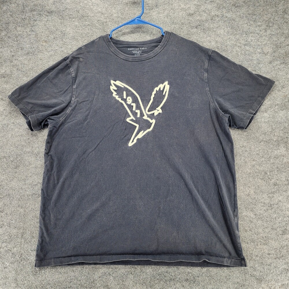 American Eagle Shirt Mens XL Super Soft Standard Gray